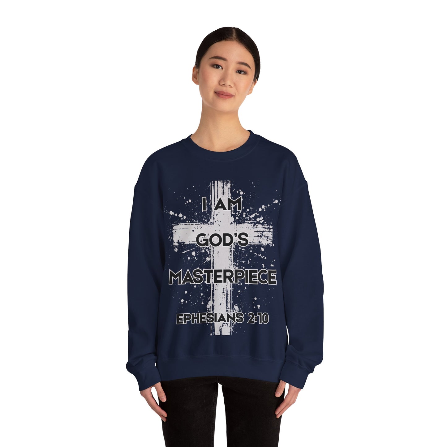 God’s Masterpiece Ephesians 2:10 Crewneck Sweatshirt-Unisex