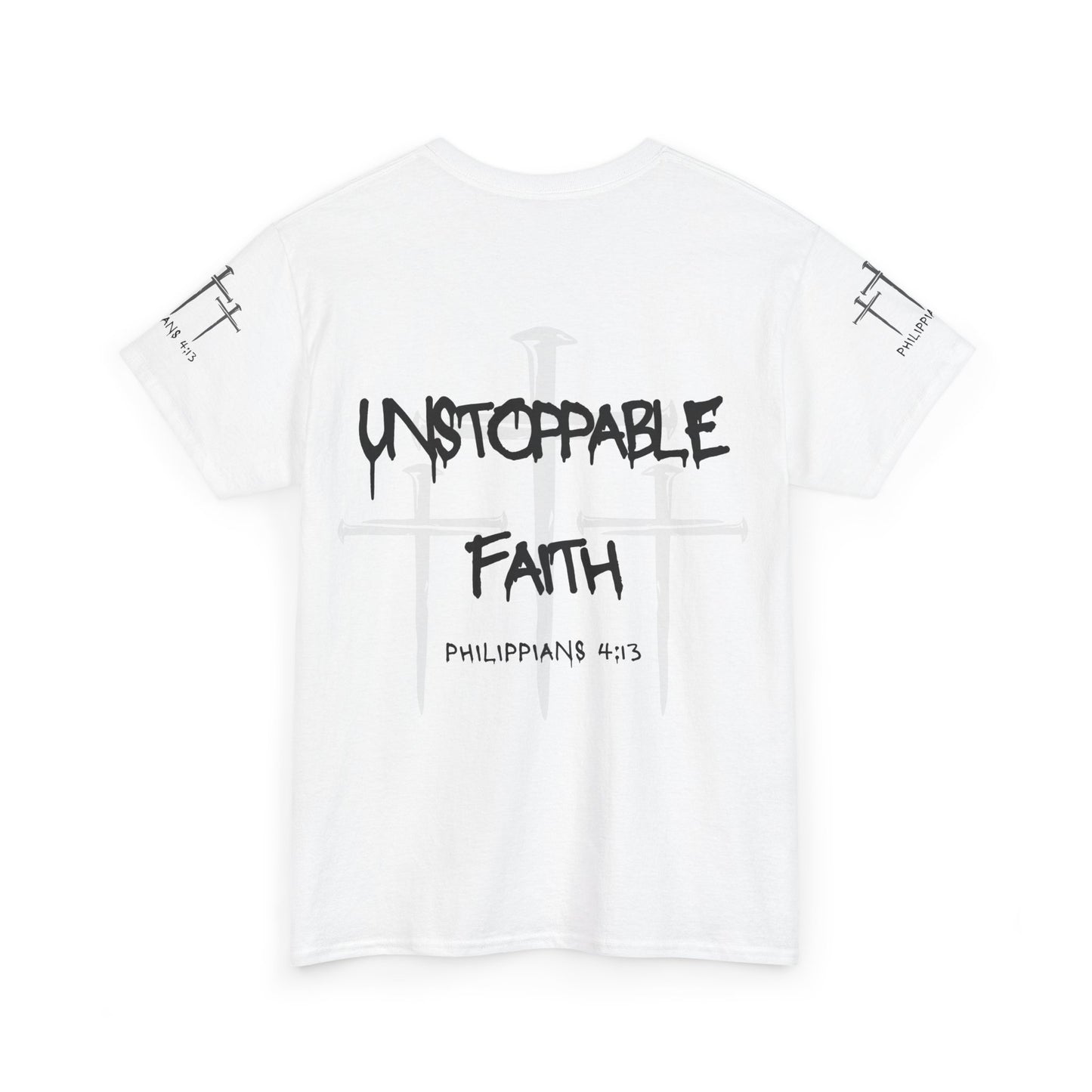 I Am Unstoppable Philippians 4:13 - Unisex Inspirational Christian T-shirt