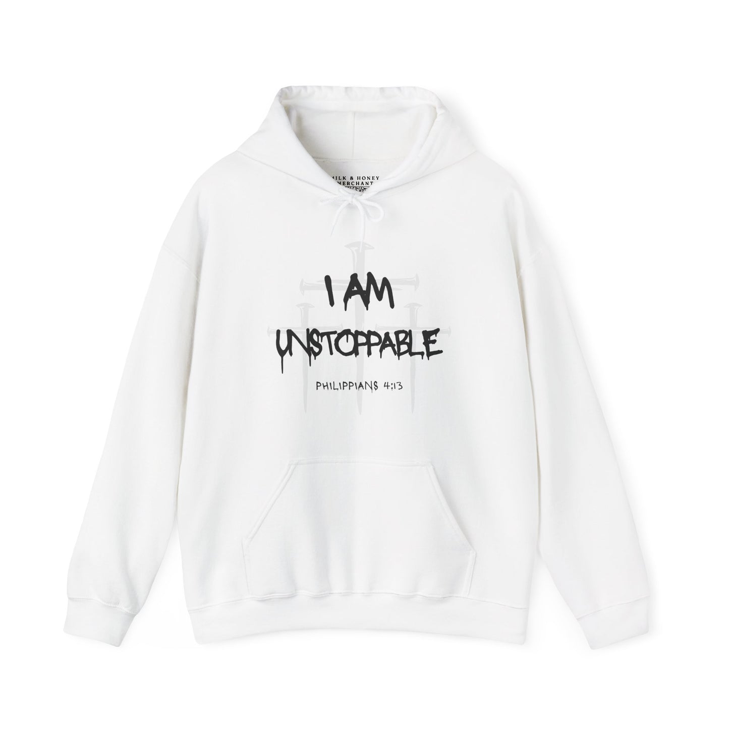 Unstoppable Faith - Philippians 4:13 Pullover Hoodie-Unisex