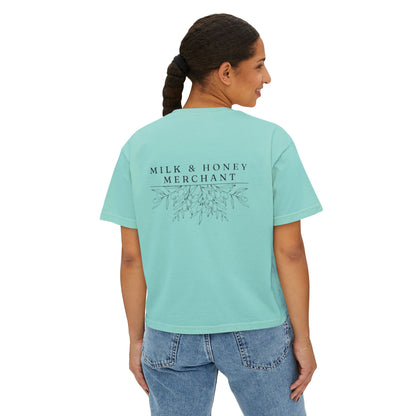 God's Daughter Boxy Tee — Mark 5:34 Faith T‑Shirt