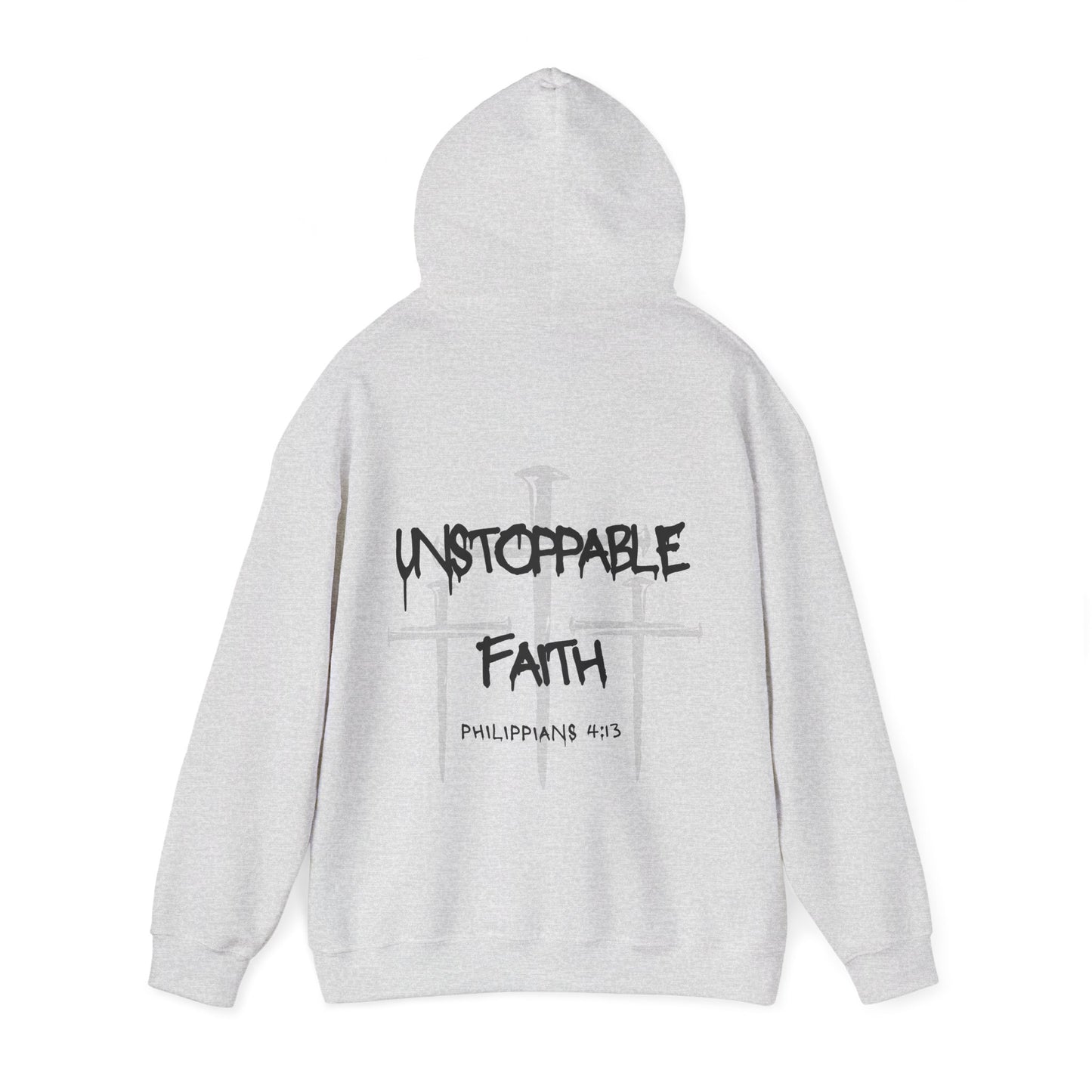 Unstoppable Faith - Philippians 4:13 Pullover Hoodie-Unisex