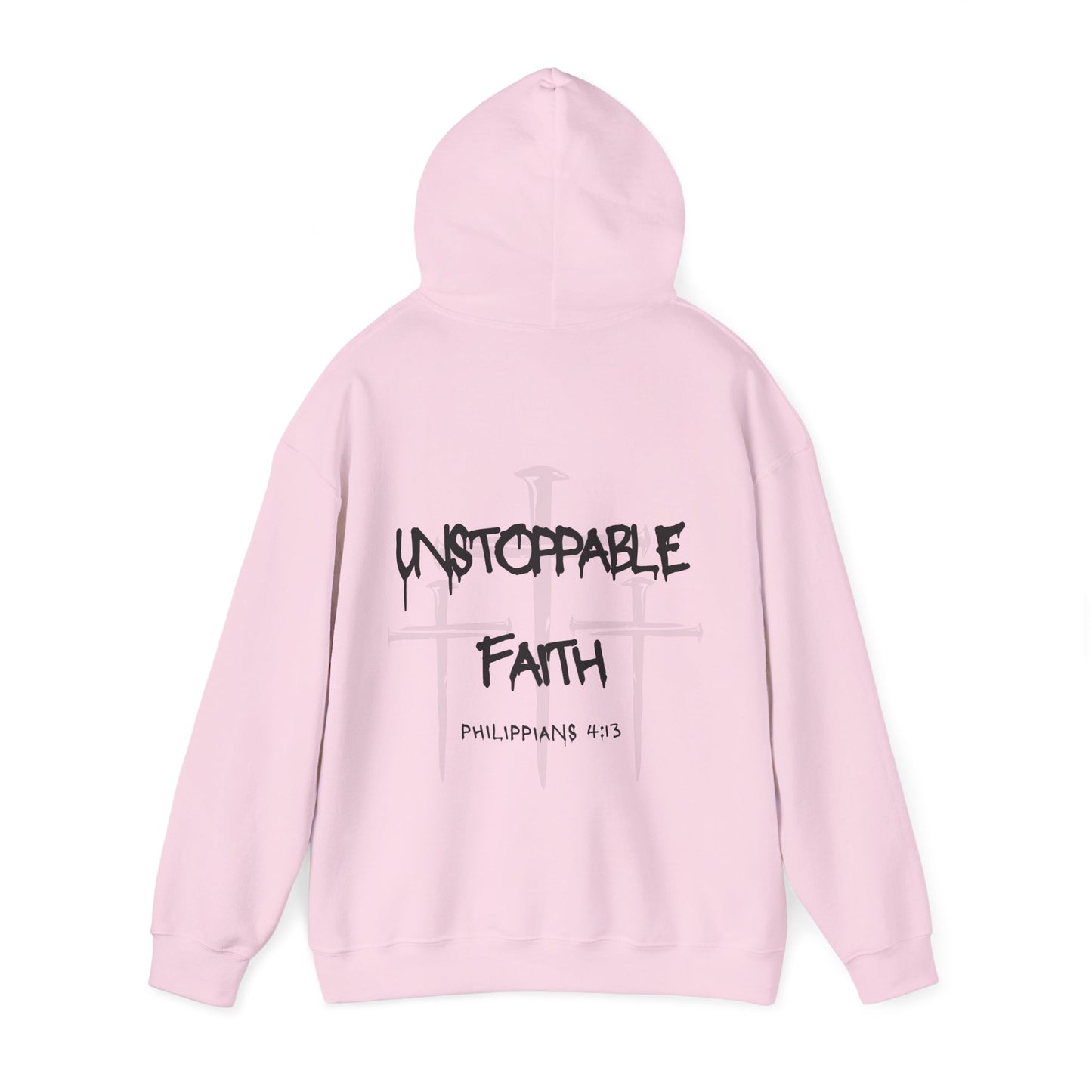 Unstoppable Faith - Philippians 4:13 Pullover Hoodie-Unisex