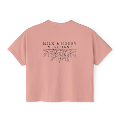 God's Daughter Boxy Tee — Mark 5:34 Faith T‑Shirt