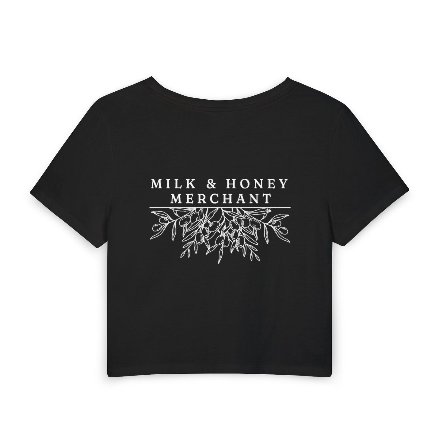 Destined for Greatness Women's Baby Tee — Inspirational Crop Tee for Ambitious Women