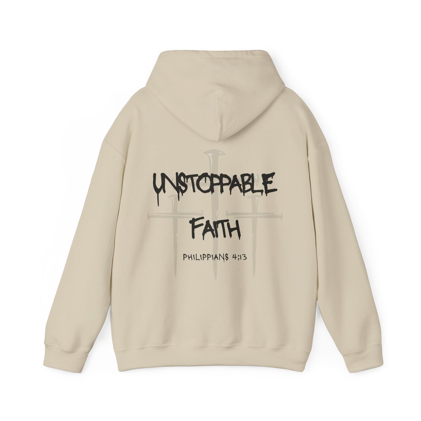 Unstoppable Faith - Philippians 4:13 Pullover Hoodie-Unisex