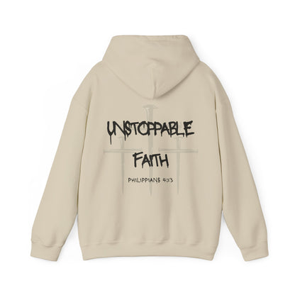 Unstoppable Faith - Philippians 4:13 Pullover Hoodie-Unisex