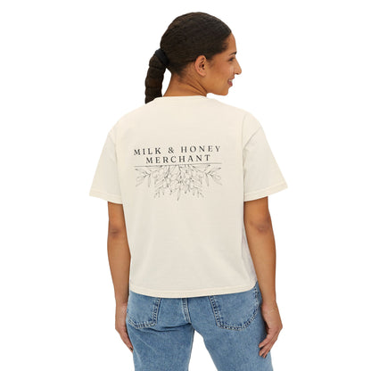 God's Daughter Boxy Tee — Mark 5:34 Faith T‑Shirt