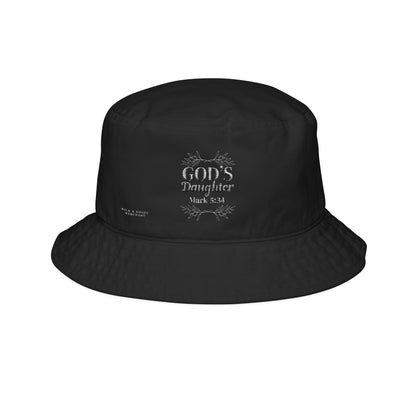 'God's Daughter' Bucket Hat-Embroidered