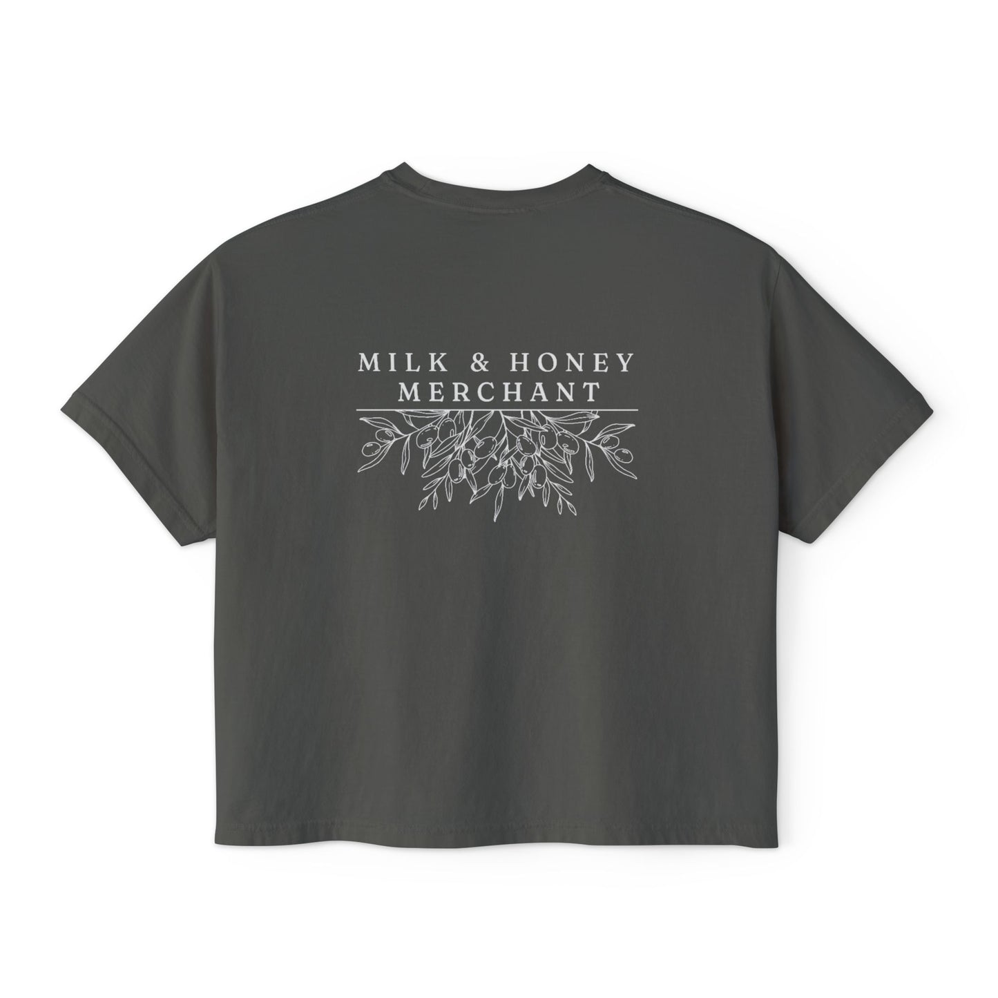 God's Daughter Boxy Tee — Mark 5:34 Faith T‑Shirt