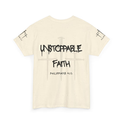 I Am Unstoppable Philippians 4:13 - Unisex Inspirational Christian T-shirt