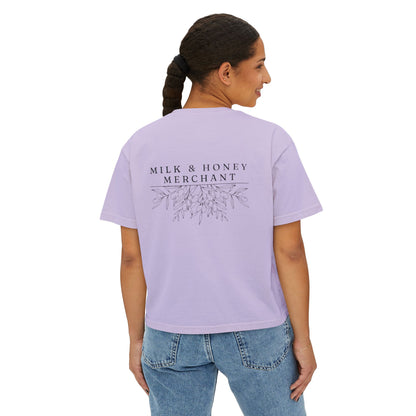 God's Daughter Boxy Tee — Mark 5:34 Faith T‑Shirt