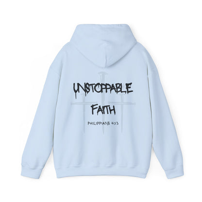 Unstoppable Faith - Philippians 4:13 Pullover Hoodie-Unisex