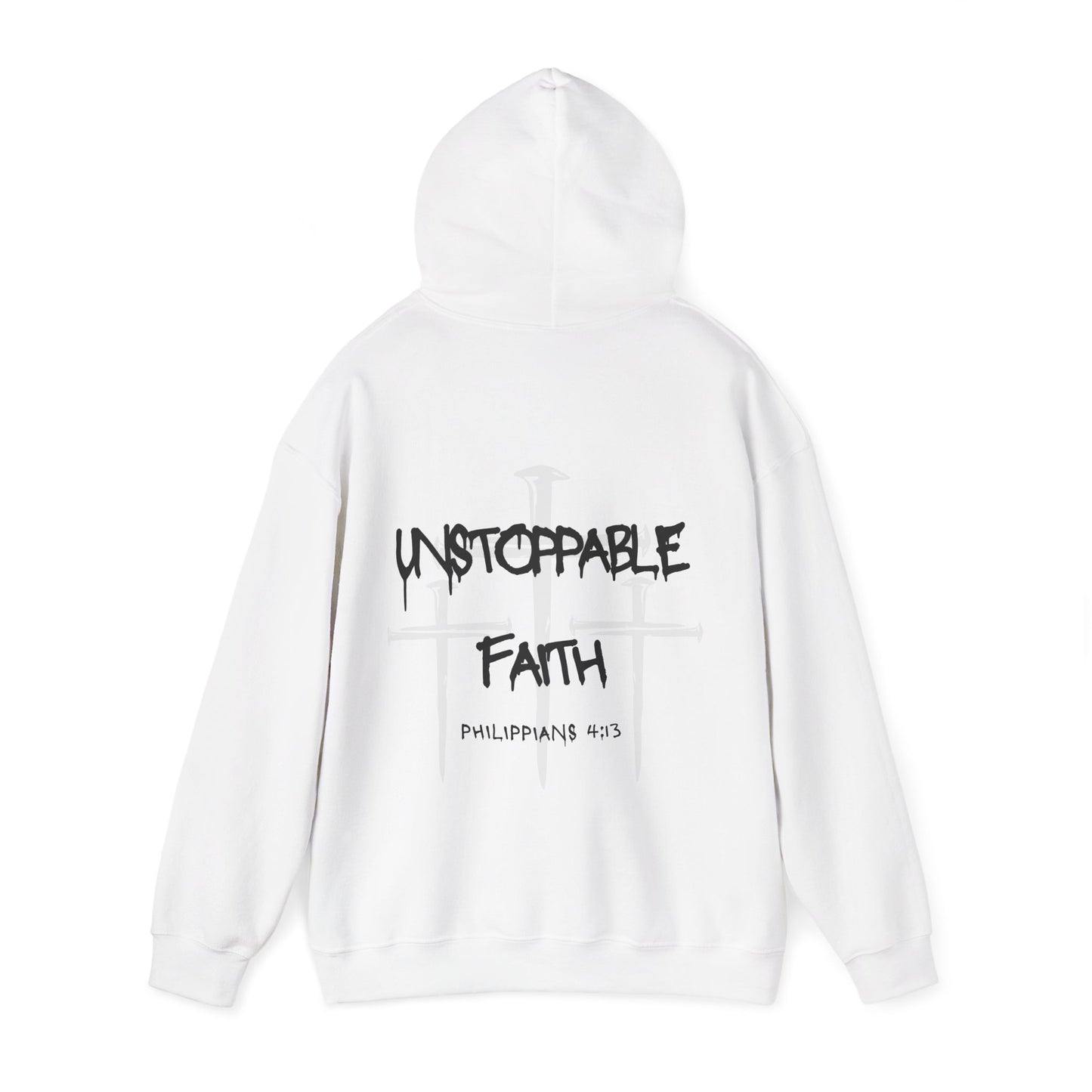 Unstoppable Faith - Philippians 4:13 Pullover Hoodie-Unisex