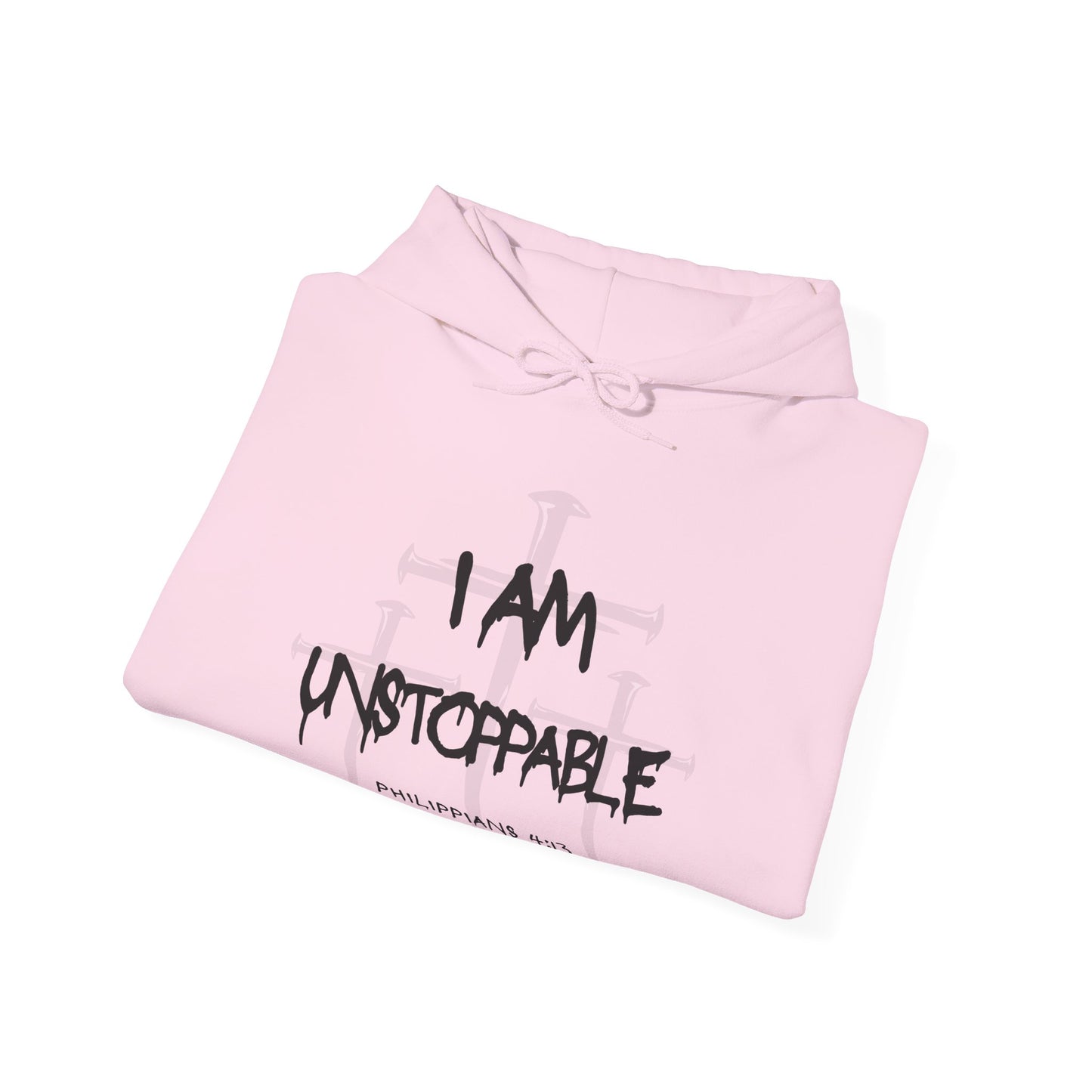 Unstoppable Faith - Philippians 4:13 Pullover Hoodie-Unisex