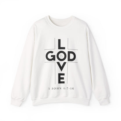 God Is Love 1 John 4:7-16 Crewneck Sweatshirt- Unisex