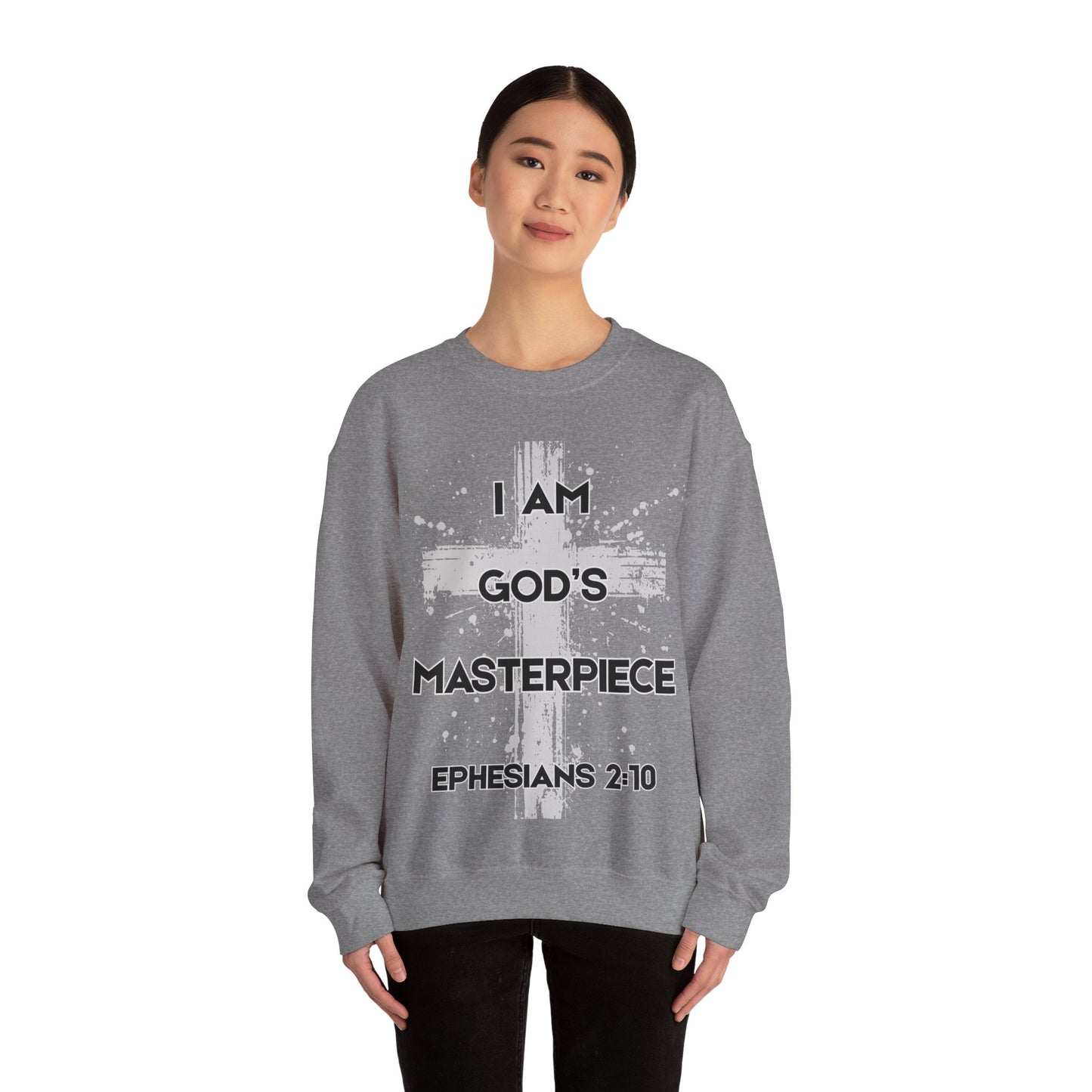 God’s Masterpiece Ephesians 2:10 Crewneck Sweatshirt-Unisex
