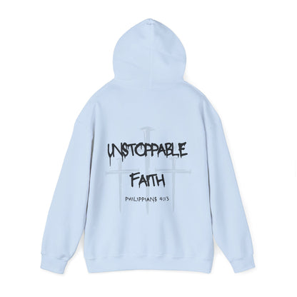 Unstoppable Faith - Philippians 4:13 Pullover Hoodie-Unisex