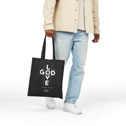 God Is Love  1 John 4:7-16 Canvas Tote Bag