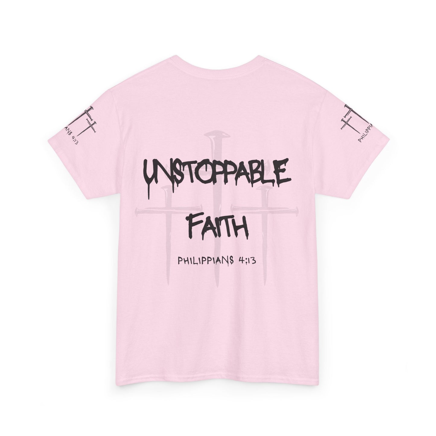 I Am Unstoppable Philippians 4:13 - Unisex Inspirational Christian T-shirt