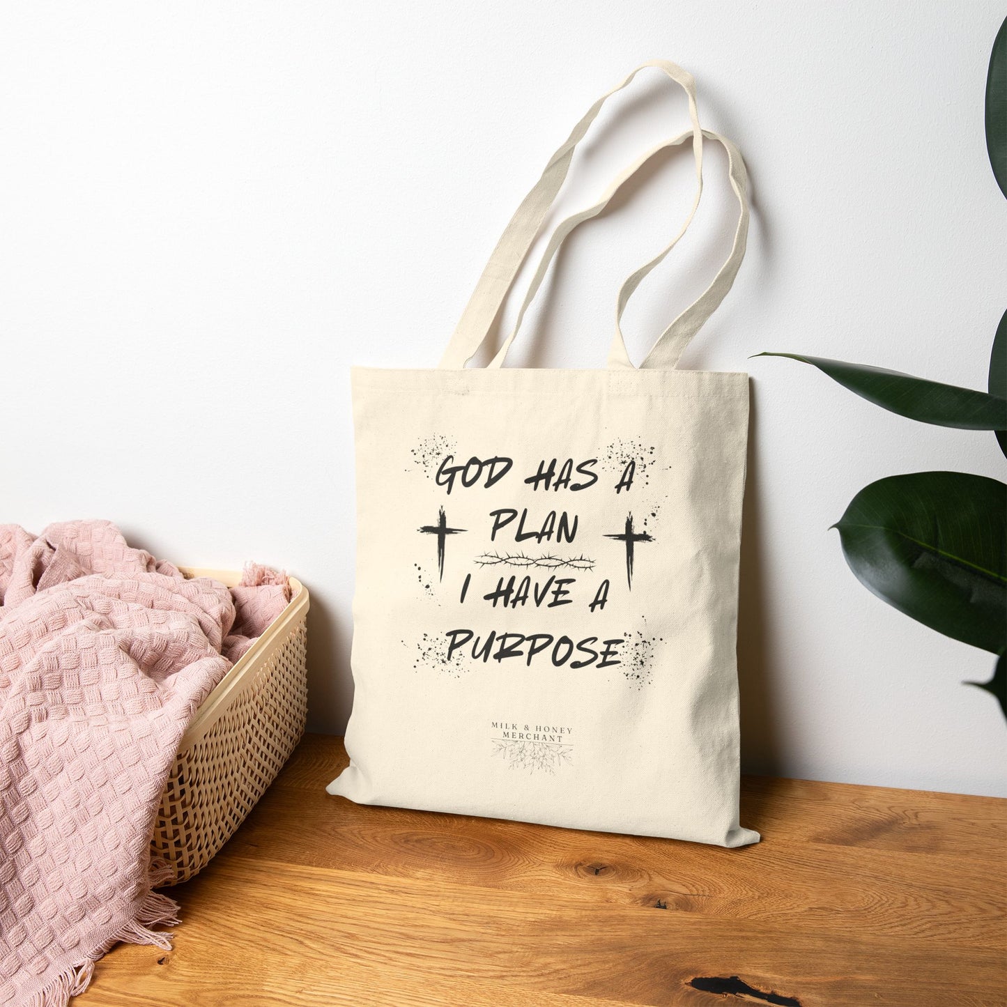 God's Plan Jeremiah 29:11- Inspirational Grocery/Church Tote