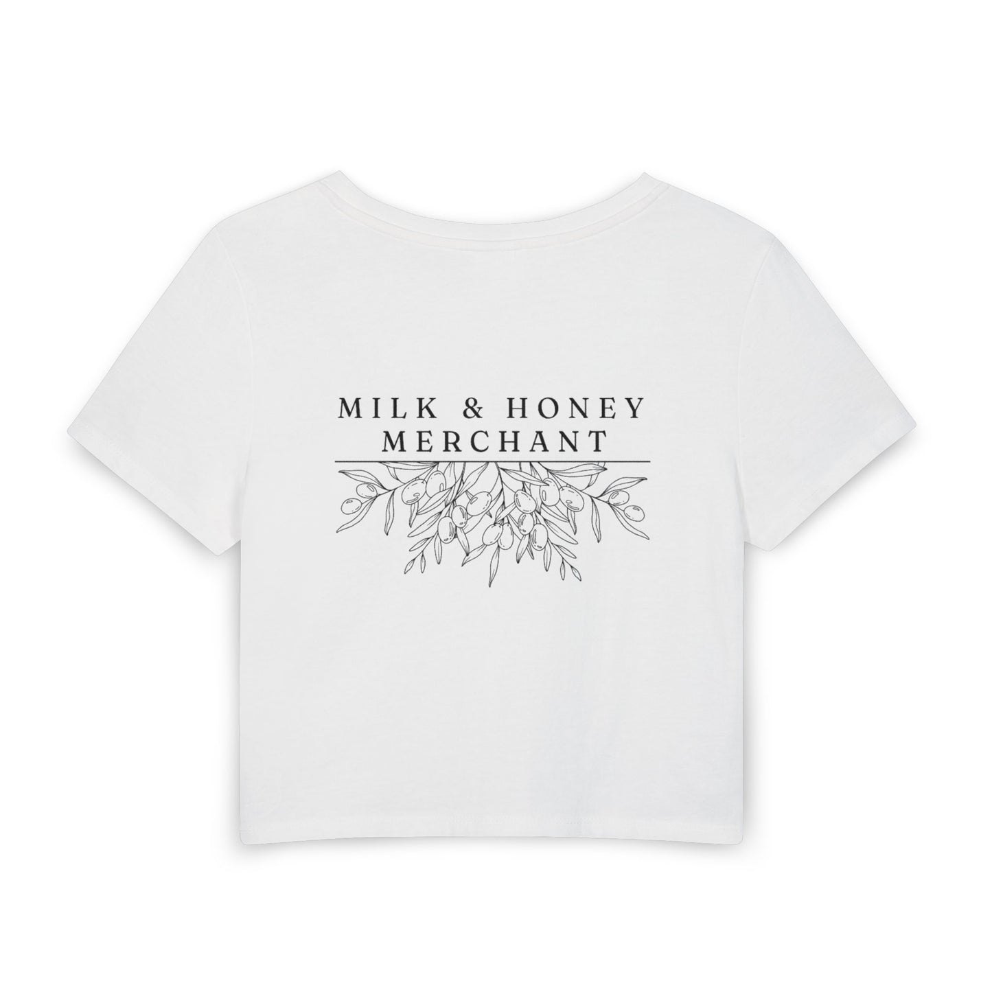 Destined for Greatness Women's Baby Tee — Inspirational Crop Tee for Ambitious Women