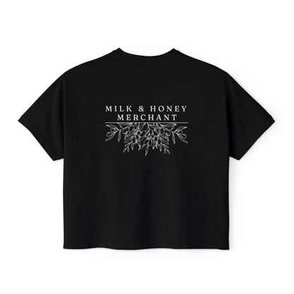 God's Daughter Boxy Tee — Mark 5:34 Faith T‑Shirt