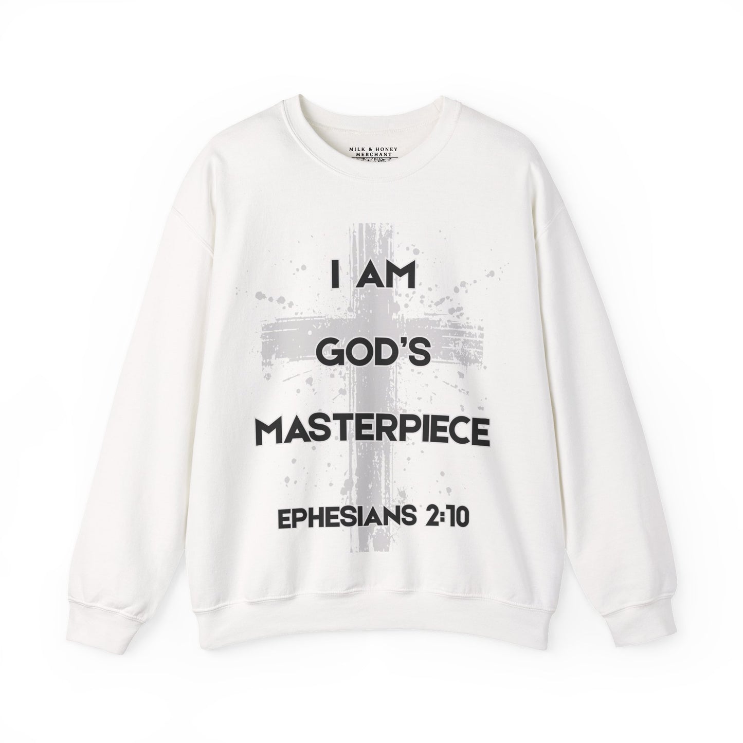 God’s Masterpiece Ephesians 2:10 Crewneck Sweatshirt-Unisex