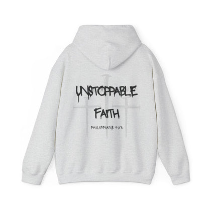 Unstoppable Faith - Philippians 4:13 Pullover Hoodie-Unisex