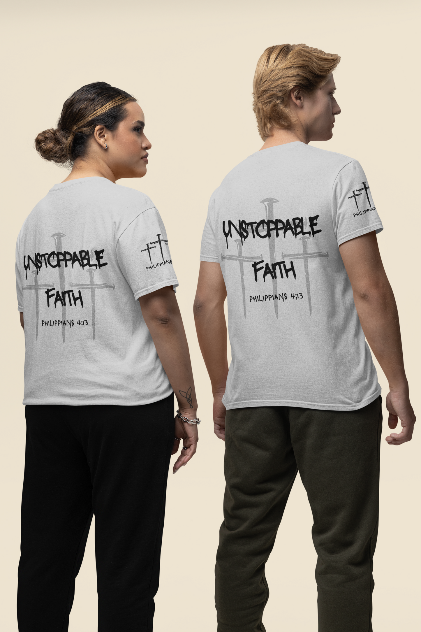 I Am Unstoppable Philippians 4:13 - Unisex Inspirational Christian T-shirt