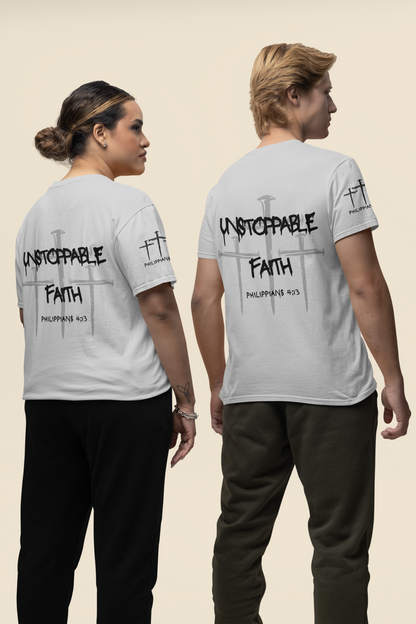 I Am Unstoppable Philippians 4:13 - Unisex Inspirational Christian T-shirt