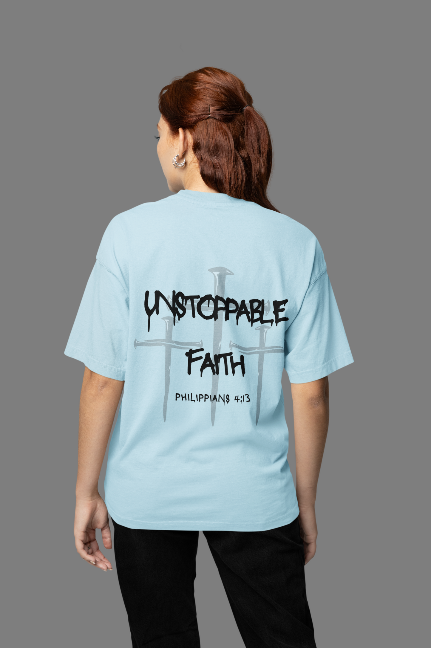 I Am Unstoppable Philippians 4:13 - Unisex Inspirational Christian T-shirt