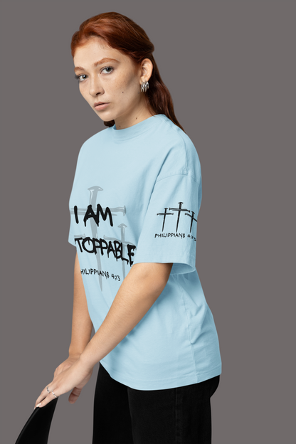 I Am Unstoppable Philippians 4:13 - Unisex Inspirational Christian T-shirt