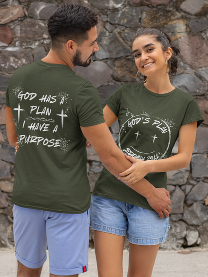 God's Plan Jeremiah 29:11 Faith T-Shirt-Unisex
