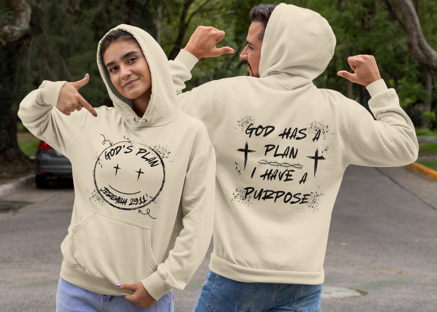God's Plan Jeremiah 29:11 Unisex Hooded Sweatshirt