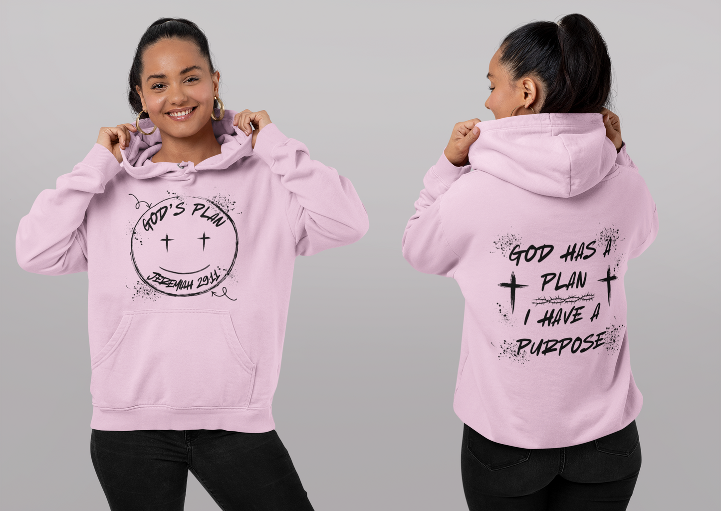 God's Plan Jeremiah 29:11 Unisex Hooded Sweatshirt