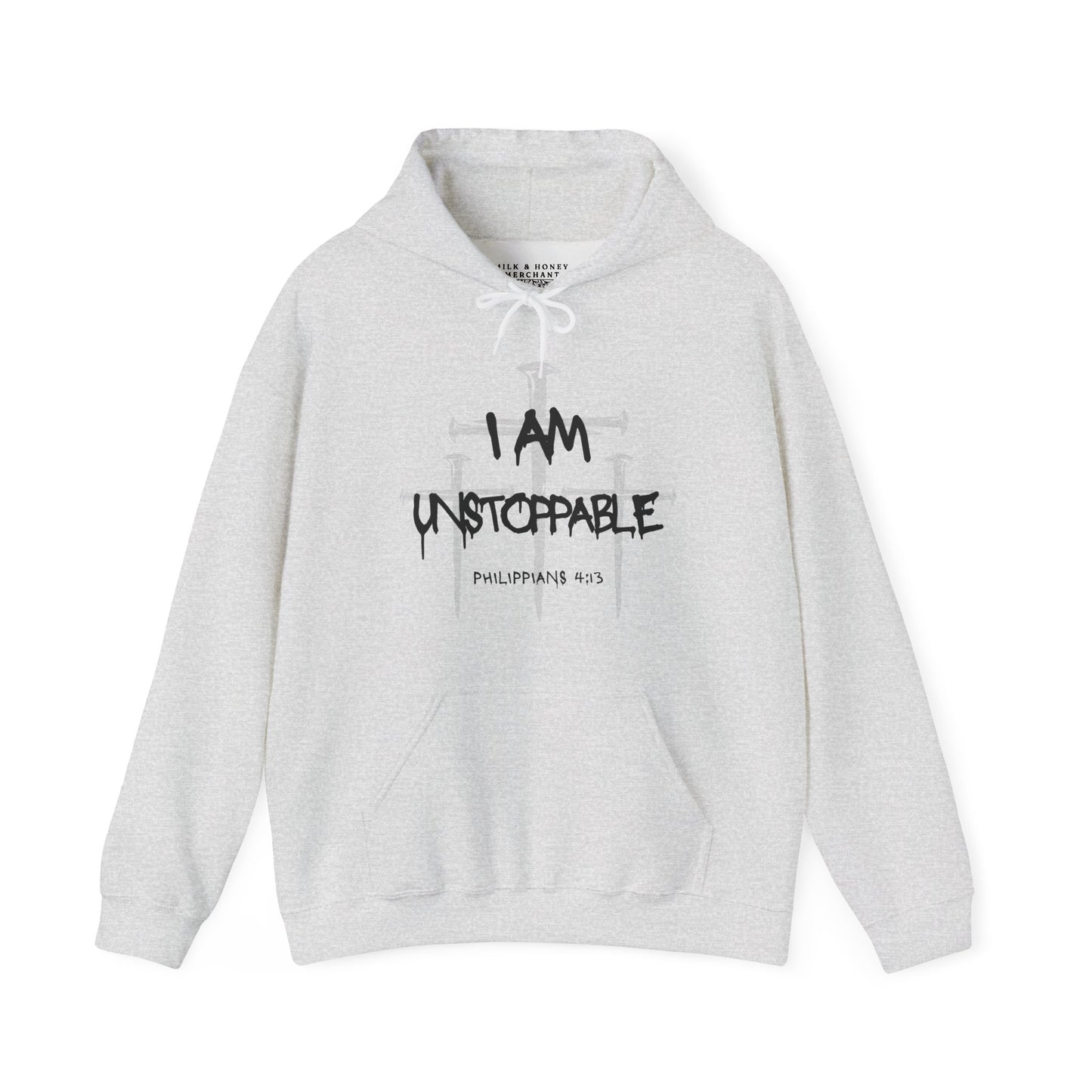 Unstoppable Faith - Philippians 4:13 Pullover Hoodie-Unisex