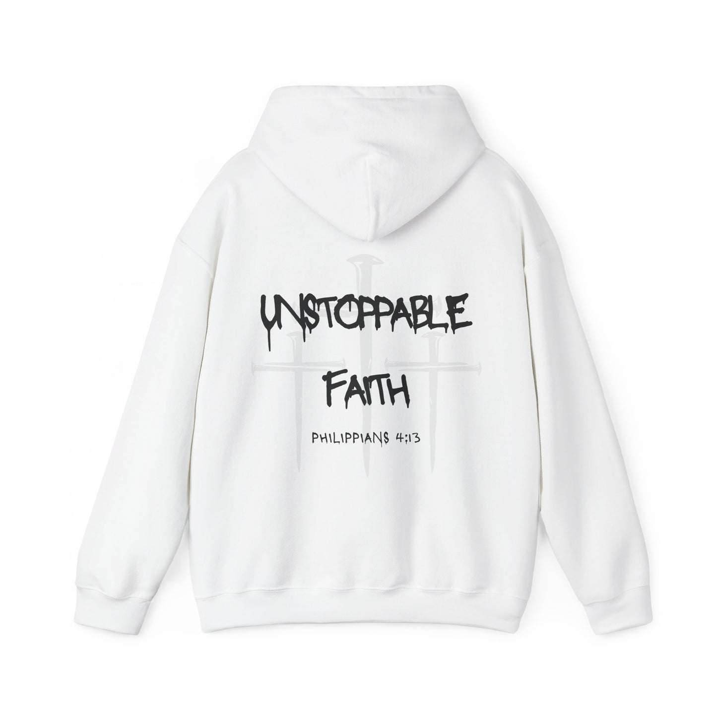 Unstoppable Faith - Philippians 4:13 Pullover Hoodie-Unisex