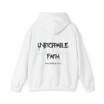 Unstoppable Faith - Philippians 4:13 Pullover Hoodie-Unisex