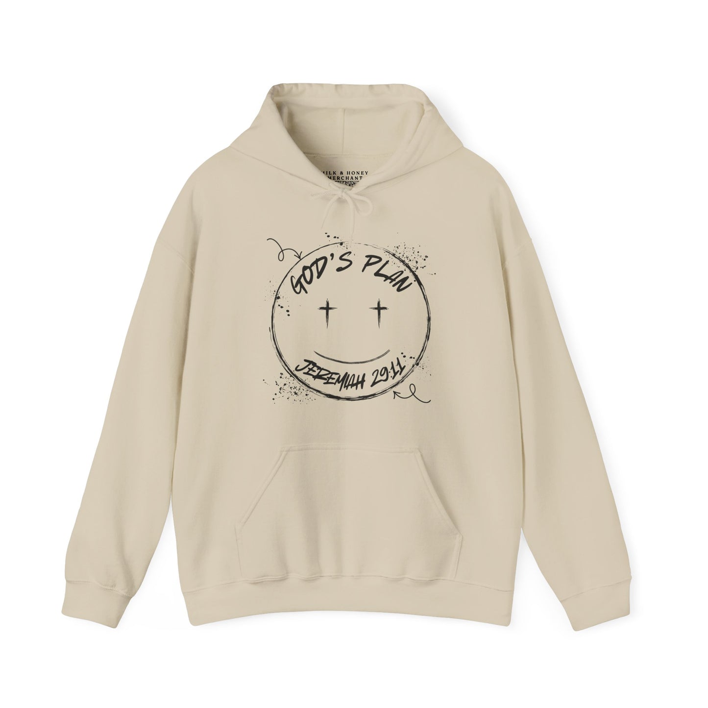 God's Plan Jeremiah 29:11 Unisex Hooded Sweatshirt