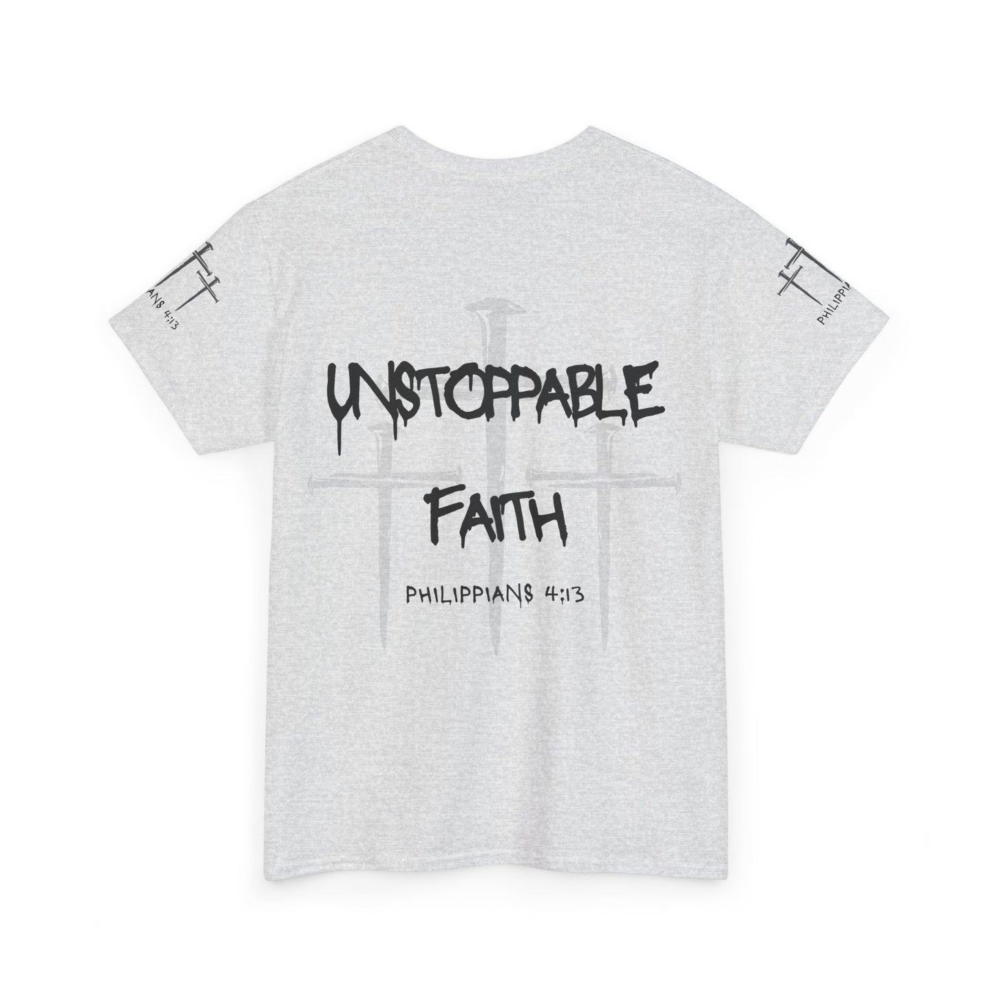 I Am Unstoppable Philippians 4:13 - Unisex Inspirational Christian T-shirt
