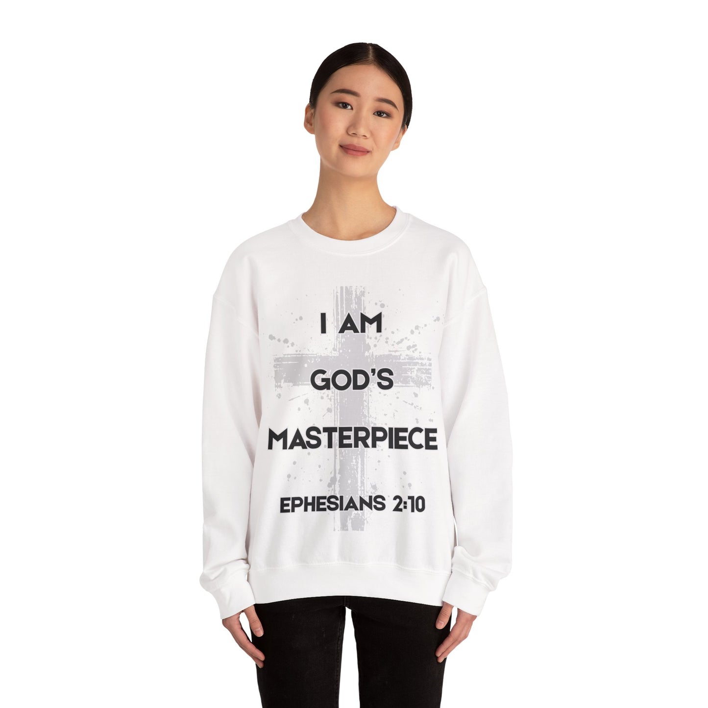 God’s Masterpiece Ephesians 2:10 Crewneck Sweatshirt-Unisex