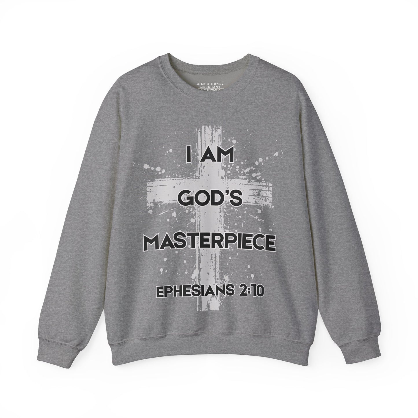 God’s Masterpiece Ephesians 2:10 Crewneck Sweatshirt-Unisex