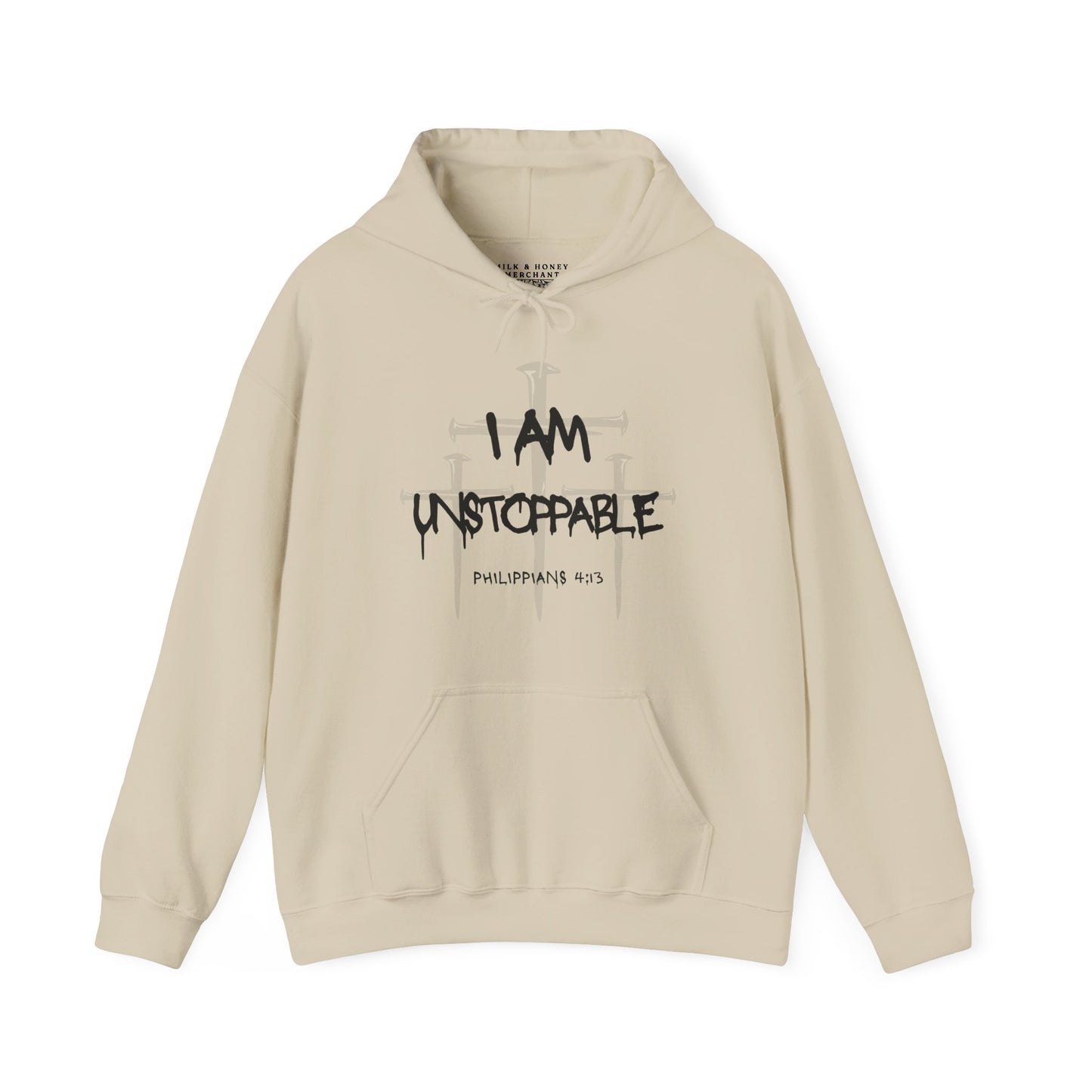 Unstoppable Faith - Philippians 4:13 Pullover Hoodie-Unisex