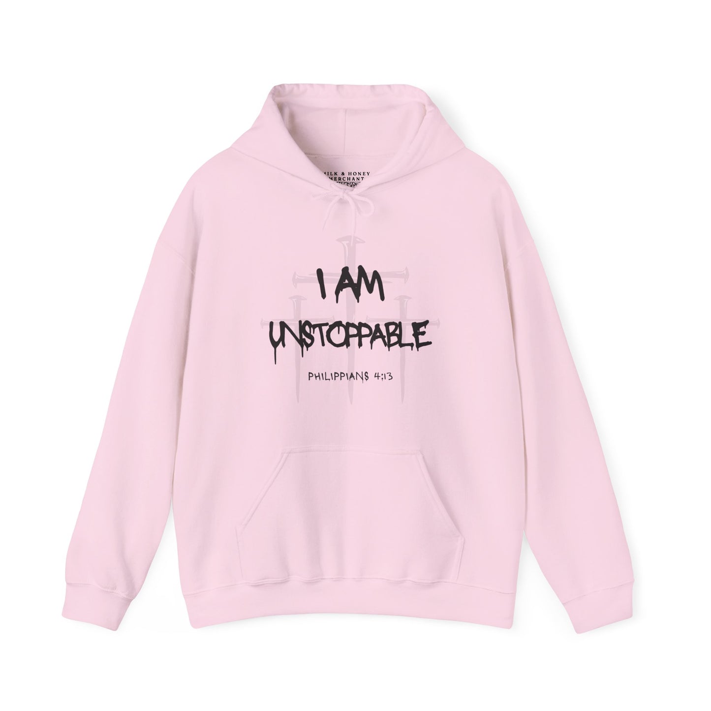 Unstoppable Faith - Philippians 4:13 Pullover Hoodie-Unisex