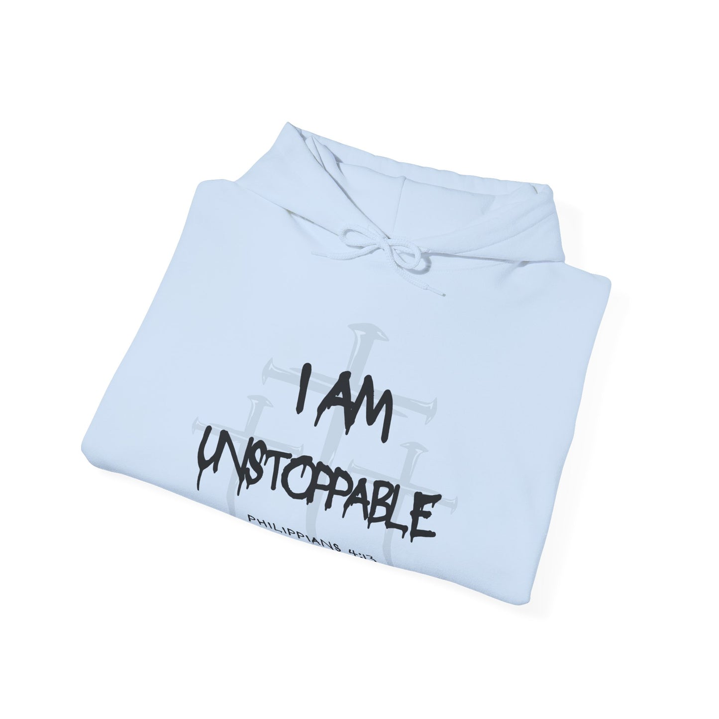 Unstoppable Faith - Philippians 4:13 Pullover Hoodie-Unisex