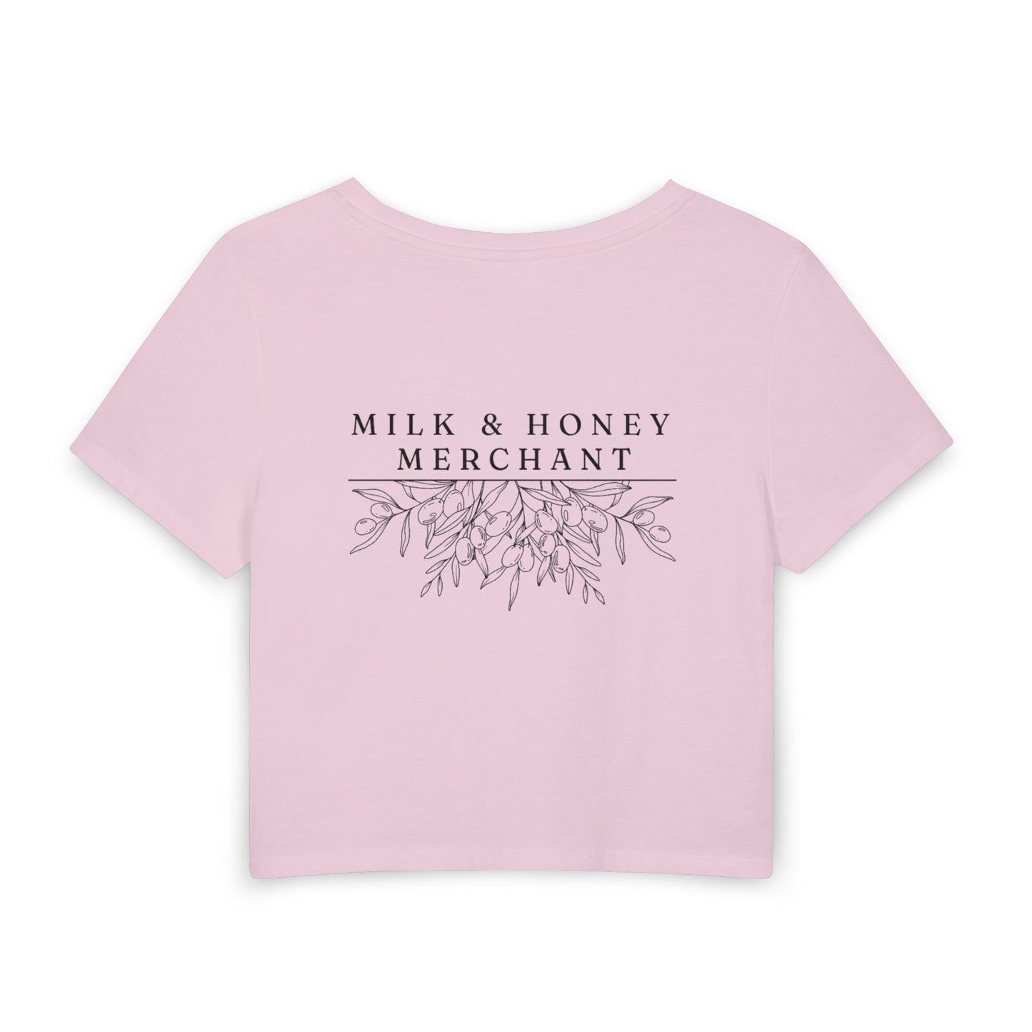 Destined for Greatness Women's Baby Tee — Inspirational Crop Tee for Ambitious Women