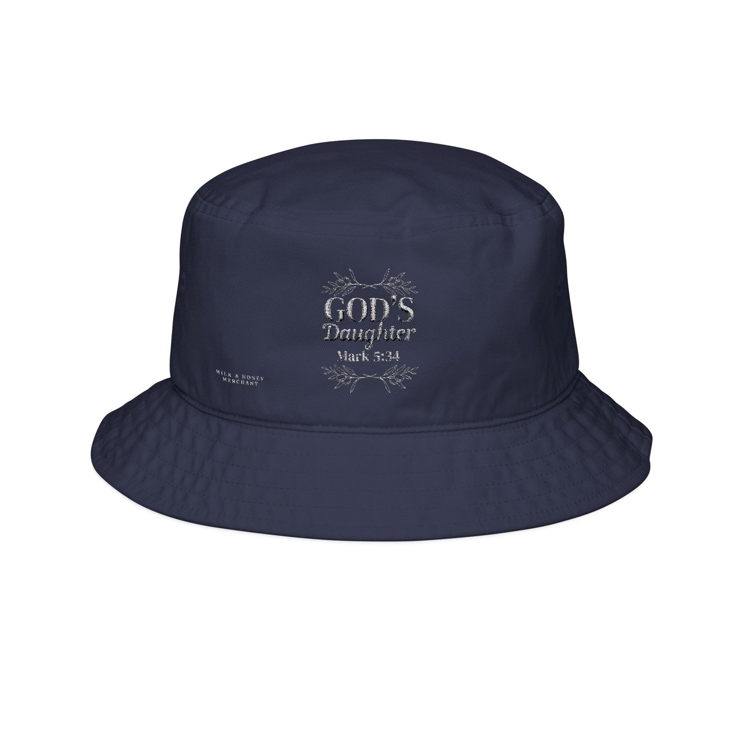 'God's Daughter' Bucket Hat-Embroidered