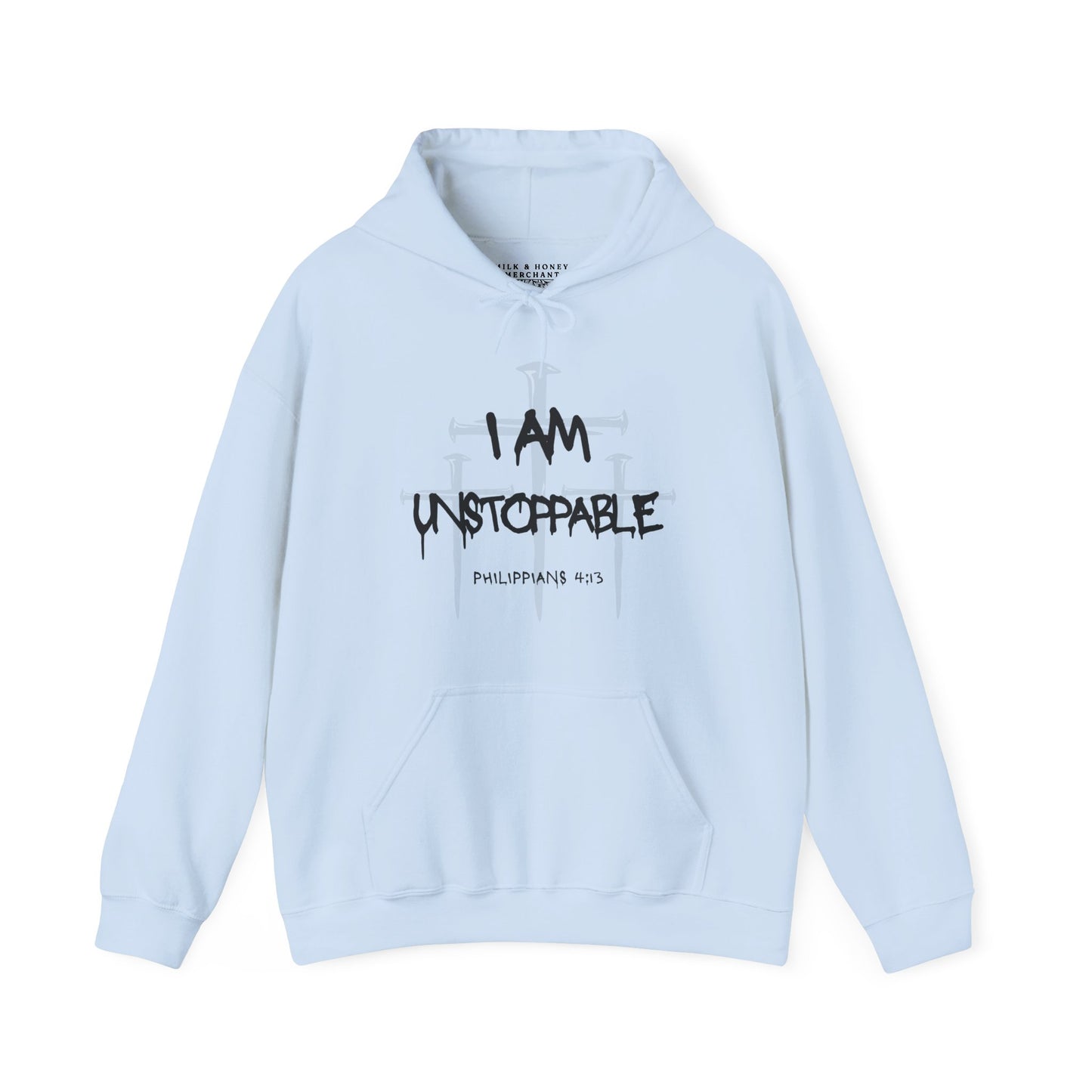 Unstoppable Faith - Philippians 4:13 Pullover Hoodie-Unisex
