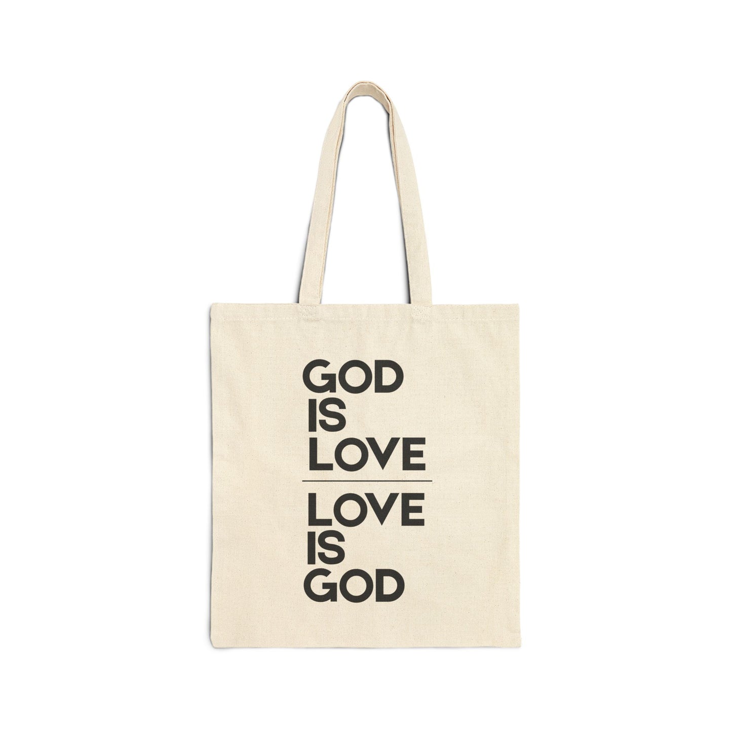 God Is Love  1 John 4:7-16 Canvas Tote Bag
