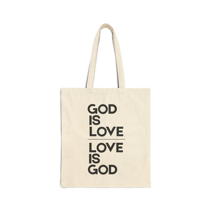 God Is Love  1 John 4:7-16 Canvas Tote Bag